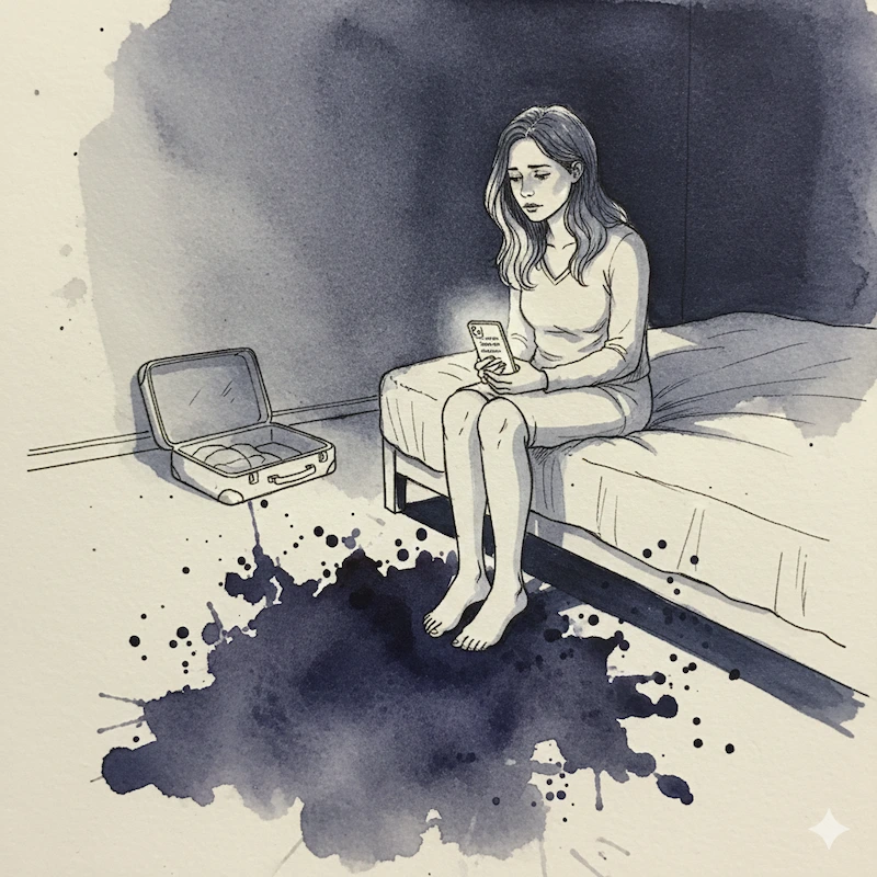 When your almost-husband moves on with a 3 AM text